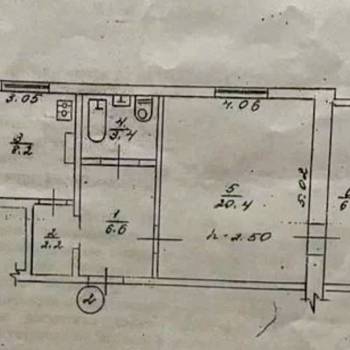 Сдается 1-комнатная квартира, 46,5 м²