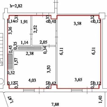 Продается 1-комнатная квартира, 44 м²
