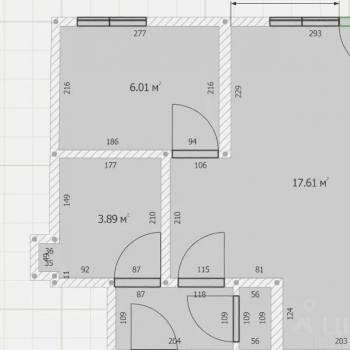 Продается 1-комнатная квартира, 29,5 м²