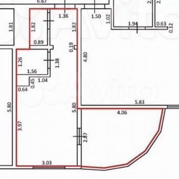 Продается 1-комнатная квартира, 31,1 м²