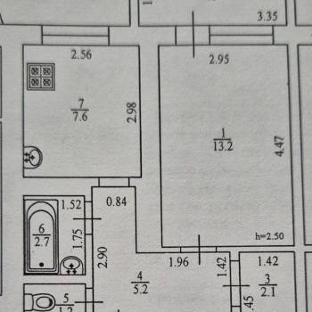 Сдается 1-комнатная квартира, 38 м²
