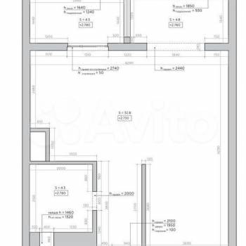 Сдается 1-комнатная квартира, 41,7 м²
