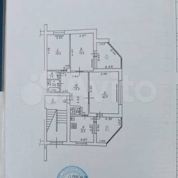 Продается 3-х комнатная квартира, 85 м²