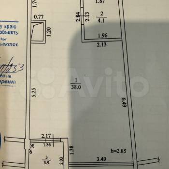 Продается 1-комнатная квартира, 42,1 м²