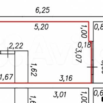 Продается 1-комнатная квартира, 18 м²