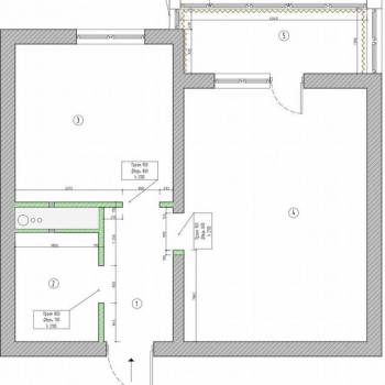 Продается 1-комнатная квартира, 41,8 м²