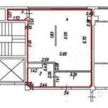 Продается 1-комнатная квартира, 41,7 м²
