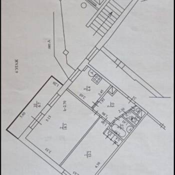 Продается 2-х комнатная квартира, 52 м²