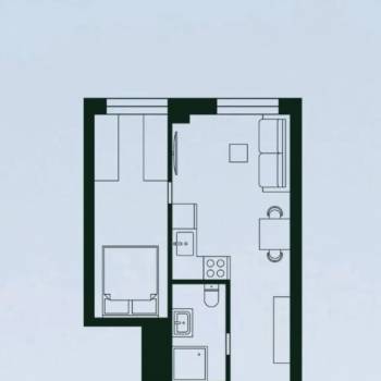 Продается 1-комнатная квартира, 31,5 м²