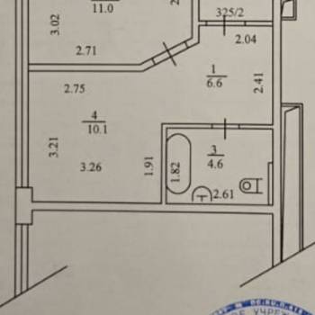 Сдается 1-комнатная квартира, 32,3 м²