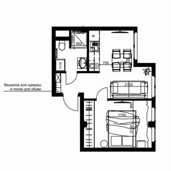 Сдается 2-х комнатная квартира, 31,3 м²