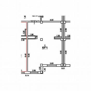 Продается 2-х комнатная квартира, 57 м²