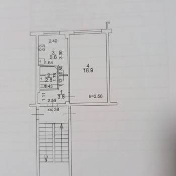 Сдается 1-комнатная квартира, 29,9 м²