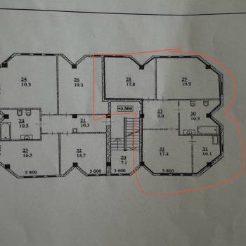 Продается 3-х комнатная квартира, 80,7 м²