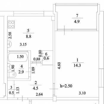 Продается 2-х комнатная квартира, 32 м²