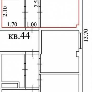 Сдается 1-комнатная квартира, 30,9 м²