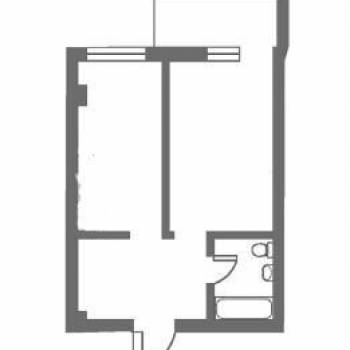 Продается 2-х комнатная квартира, 27,8 м²
