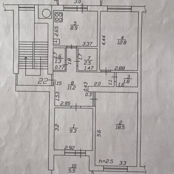 Сдается Многокомнатная квартира, 67 м²