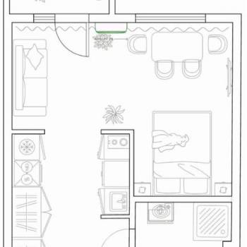 Продается 1-комнатная квартира, 30,4 м²