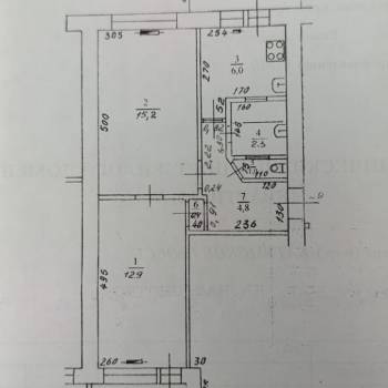 Продается 2-х комнатная квартира, 42,6 м²