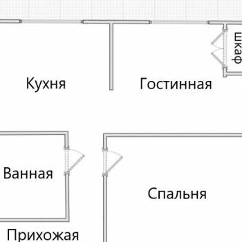 Продается 2-х комнатная квартира, 61 м²