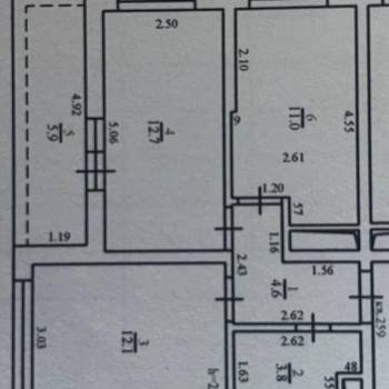 Продается 2-х комнатная квартира, 50 м²