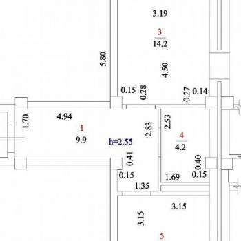 Продается 1-комнатная квартира, 50 м²