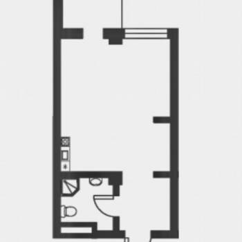 Продается 1-комнатная квартира, 28,6 м²