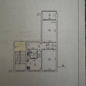Продается 2-х комнатная квартира, 47,7 м²