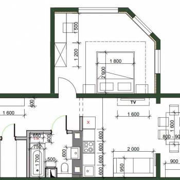 Сдается 2-х комнатная квартира, 57 м²
