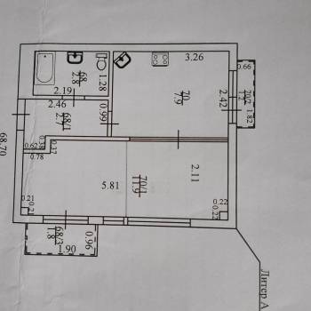 Продается 2-х комнатная квартира, 28,3 м²