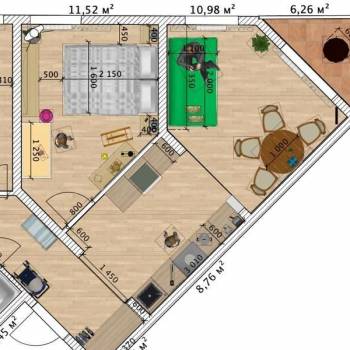 Продается 3-х комнатная квартира, 60 м²