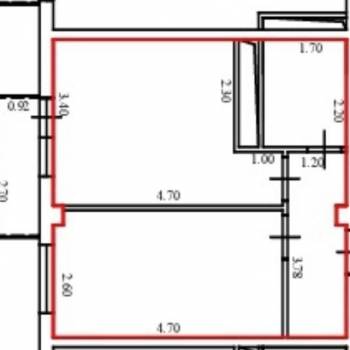 Продается 1-комнатная квартира, 34,1 м²