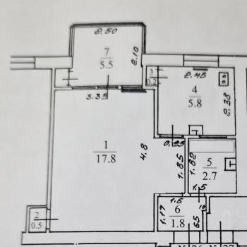Продается 1-комнатная квартира, 28,8 м²