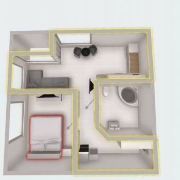 Продается 1-комнатная квартира, 35,6 м²