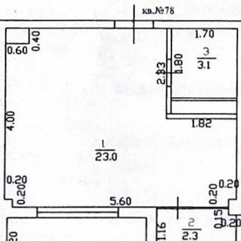 Продается 1-комнатная квартира, 28 м²