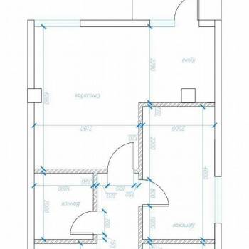 Сдается 2-х комнатная квартира, 45 м²