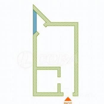 Продается 1-комнатная квартира, 29,4 м²