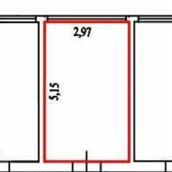 Продается 1-комнатная квартира, 15 м²