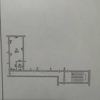 Продается 1-комнатная квартира, 23,2 м²