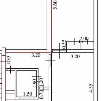Продается 2-х комнатная квартира, 54 м²