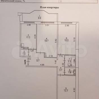 Продается 3-х комнатная квартира, 78,2 м²