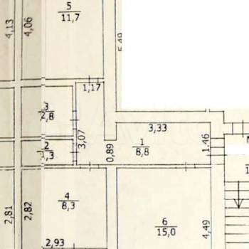 Продается 2-х комнатная квартира, 49 м²