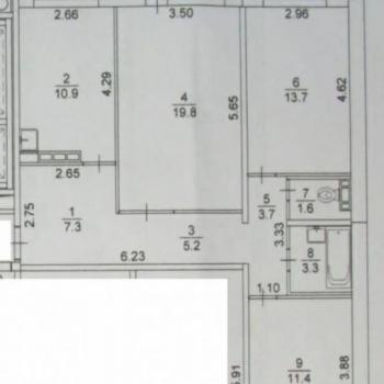 Продается 3-х комнатная квартира, 76,9 м²