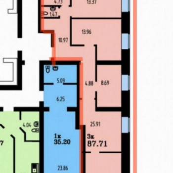 Сдается Многокомнатная квартира, 84 м²