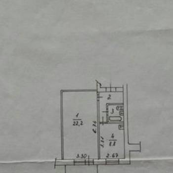 Продается 1-комнатная квартира, 40 м²