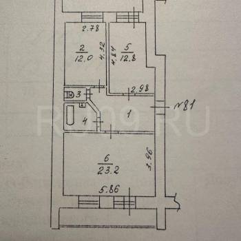 Продается 3-х комнатная квартира, 75 м²