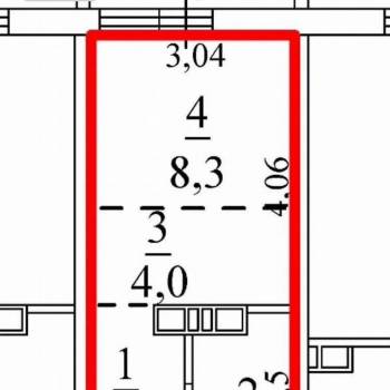 Сдается 1-комнатная квартира, 19,4 м²