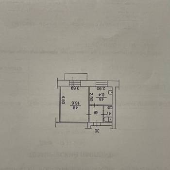 Продается 1-комнатная квартира, 31 м²