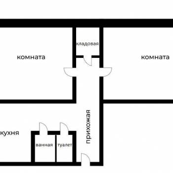 Продается 2-х комнатная квартира, 48 м²